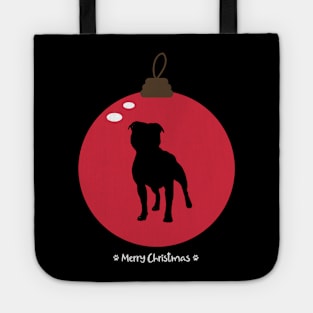 Merry Christmas with my Staffie Tote