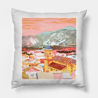 Purchena town Almeria Pillow