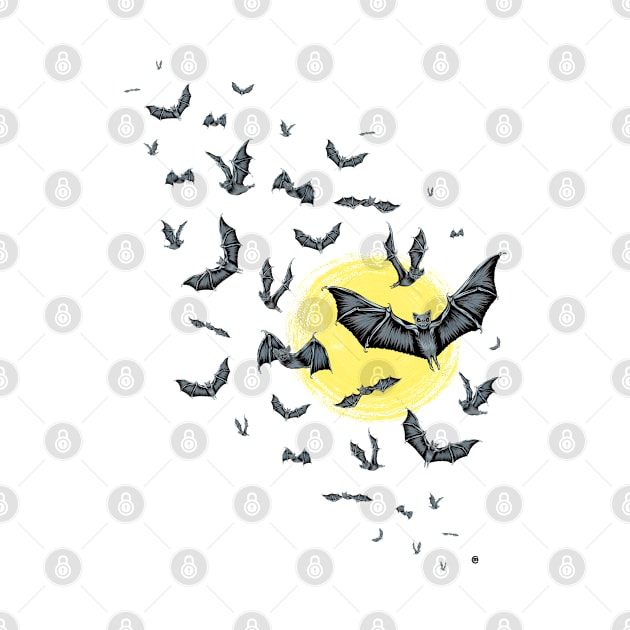 Bat Swarm by CarolinaMatthes