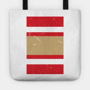 San Francisco Varsity Retro Home Red, White & Gold Design Tote