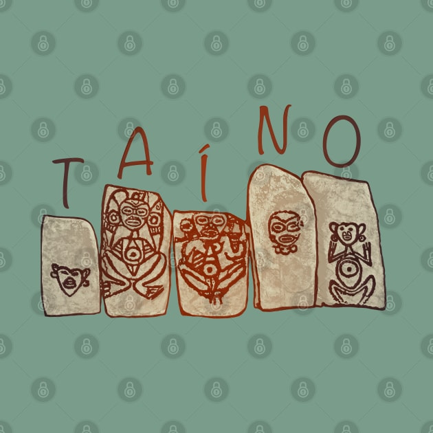 Puerto Rico Taino Rock Symbols by SoLunAgua