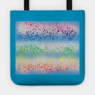 Colorful splash design Tote