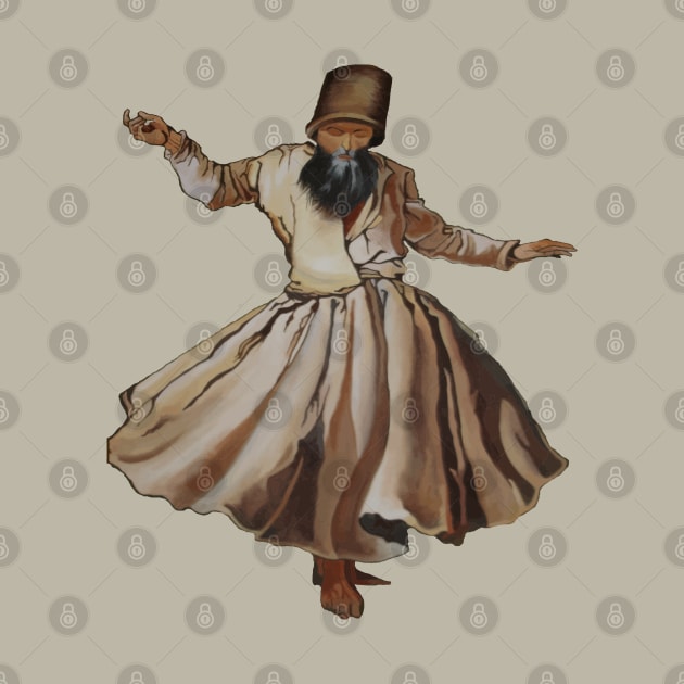 Conveying The Spiritual Calling Dervish Cut Out by taiche