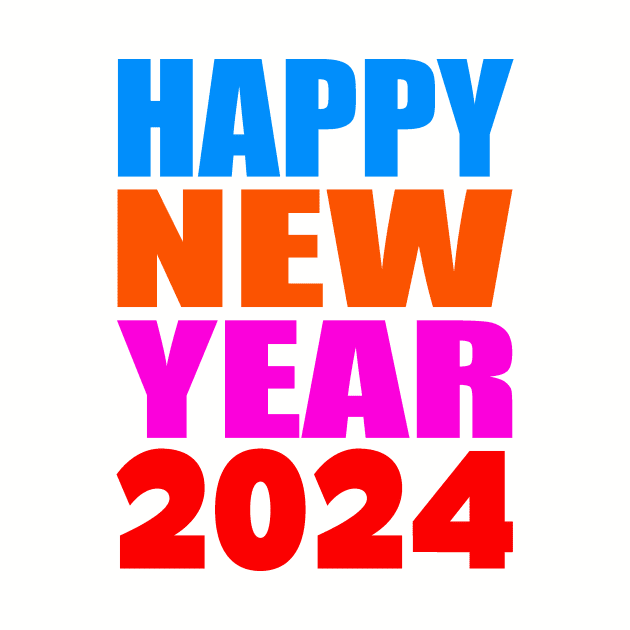 Happy new year 2024 by Evergreen Tee