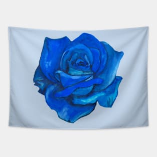 Blue rose flower Tapestry