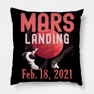 Mars Landing Day Space Exploration Mission Perseverance Pillow