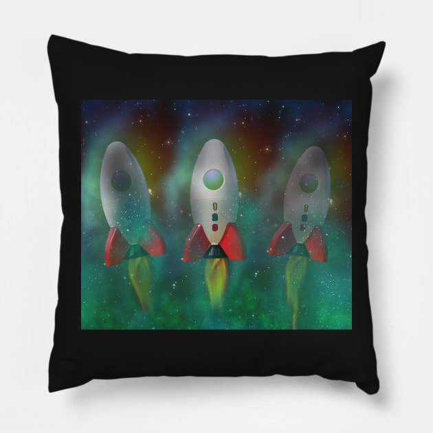 SpaceX Pillow by daghlashassan