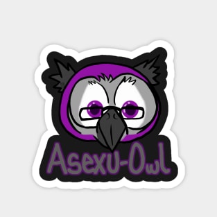 Asexual Owl Pride Magnet