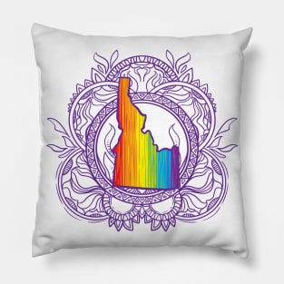 Idaho Mandala Pride Pillow