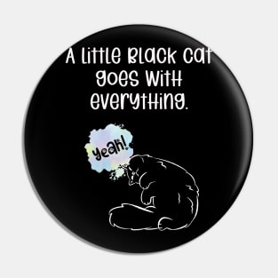 A little black cat goes with everything. Pin