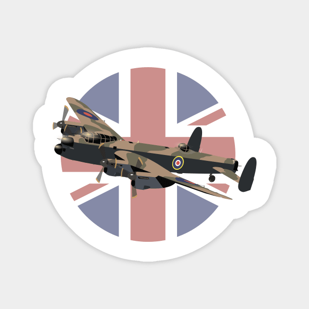 Lancaster British WW2 Airplane Magnet by NorseTech