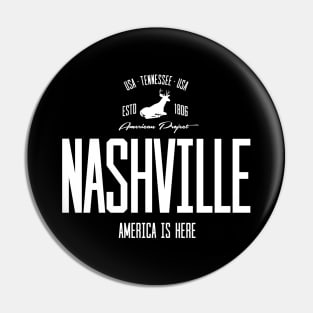 USA, America, Nashville, Tennessee Pin