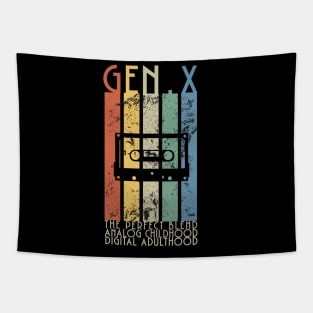 Generation X stripes Tapestry