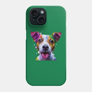 Jack Russell Terrier Happy Dog Artwork Phone Case