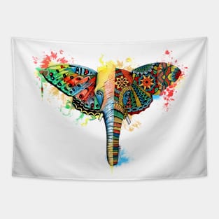 Butterfly elephant Tapestry