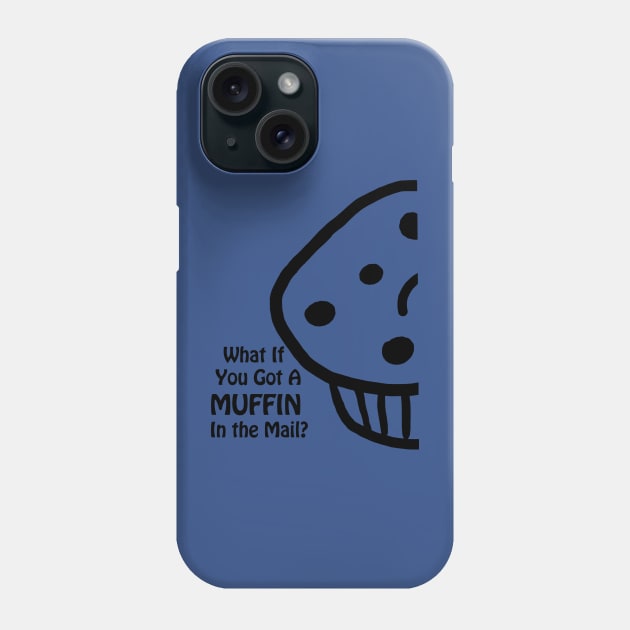 Retro Muffin Question Phone Case by Lamp's Novel-T's