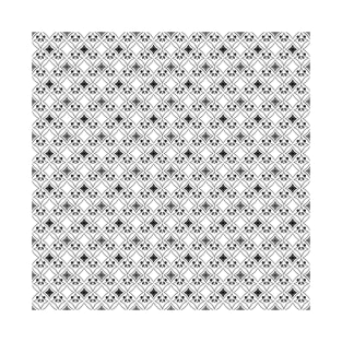 Sketchy Harlequin Panda Pattern - 1000Pandas by Amanda Roos T-Shirt