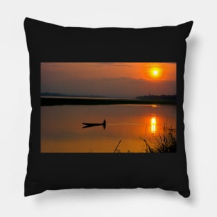 Mekong Sunset. Pillow