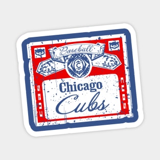 Vintage Cubs Beer Magnet