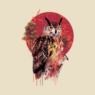 Owl Red T-Shirt