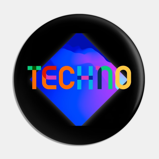 Techno Pin by Raw Designs LDN