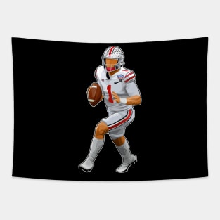 Justin Fields #1 Looks To Pass Tapestry