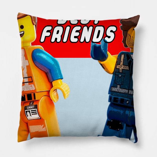 Vest Friends Pillow by BradyRain