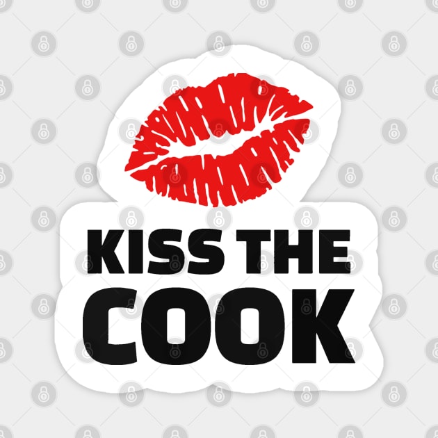 Kiss The Cook Magnet by  The best hard hat stickers 