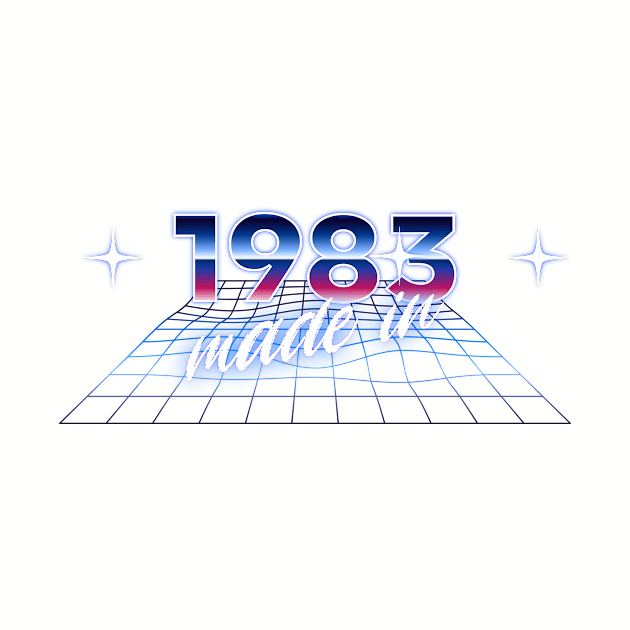 Made in 1983 retro vintage style by DottySells