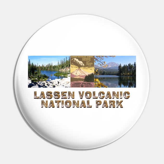 Lassen Volcanic Pin by teepossible