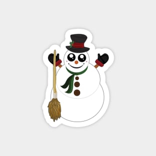 Snowman Magnet