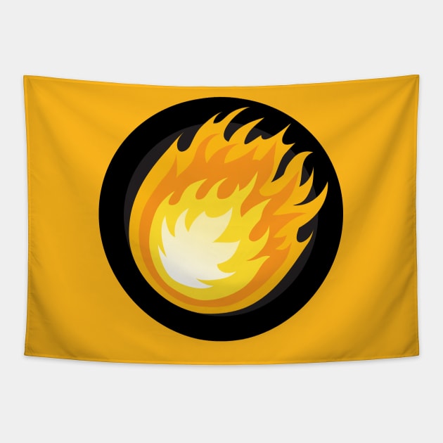 UniVersus - Fire - Resource Symbol Tapestry by JascoGames