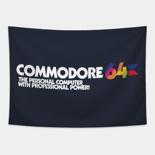 Commodore 64 Computer Logo Tapestry