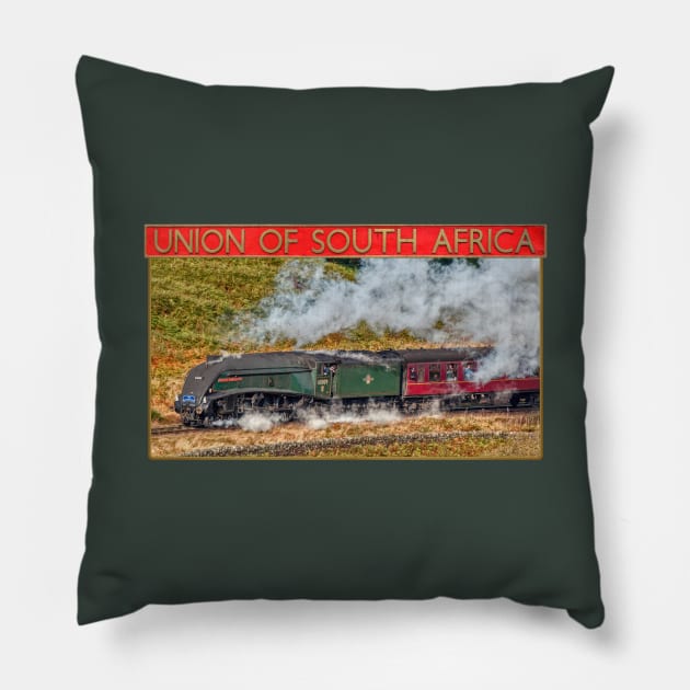 A4 Union of South Africa and Nameplate Pillow by SteveHClark