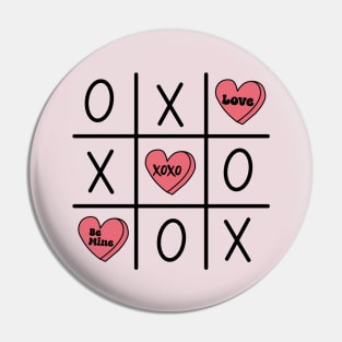 Valentines Day XOXO Be Mine Love Pin