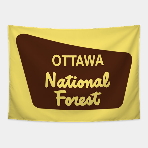 Ottawa National Forest Tapestry by nylebuss
