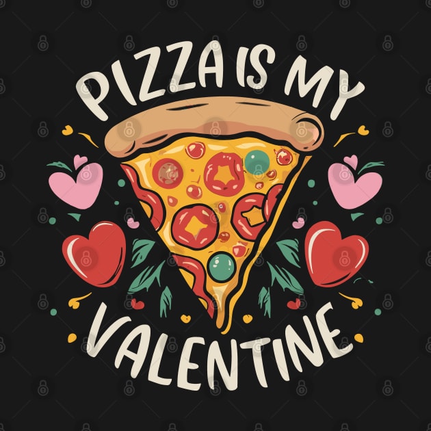 Pizza Is My Valentine Anti-Romance for Pizza Lover by aneisha