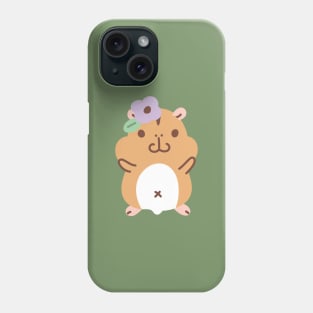 Hamster and Flowers Phone Case