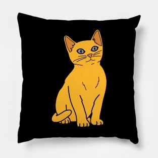 Orange Tabby Cat Pillow