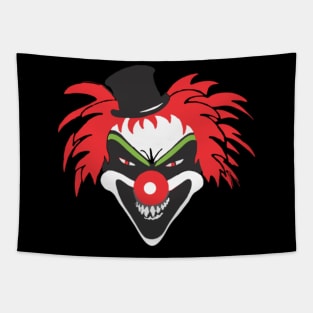 Horror Halloween Funny Clown Face Movie Character Scary Tapestry