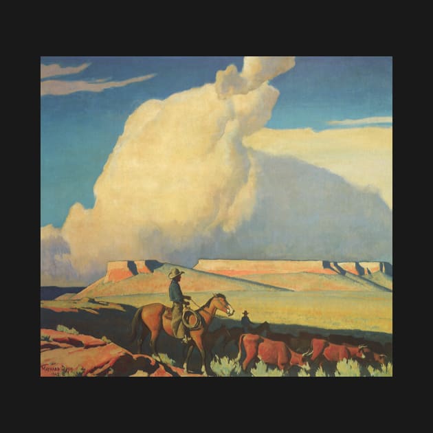 Open Range by Maynard Dixon by MasterpieceCafe