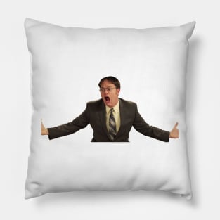 Dwight Freaking Out Pillow