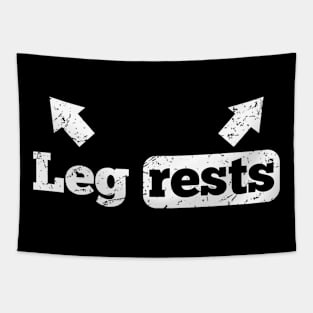 Leg Rests Offensive Adult Humor Funny Tapestry