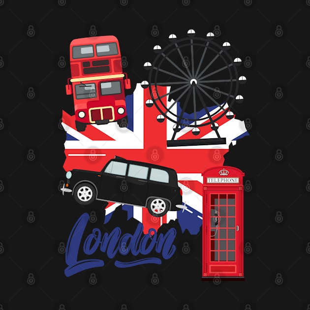 I Love London UK Travel more Wanderlust love Explore the city travel London souvenir by BoogieCreates