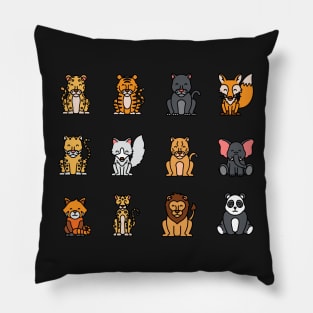 Cute animal zen mode Pillow