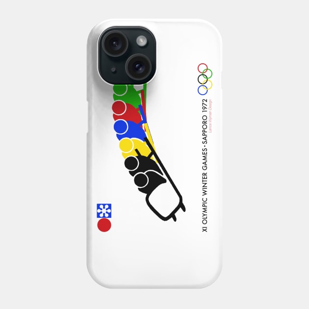 Sapporo Bobsledding (1972) Phone Case by Scum & Villainy