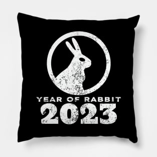 Rabbit Year 2023 Rabbit 2023 Chinese New Year's Astrology Zodiac Pillow