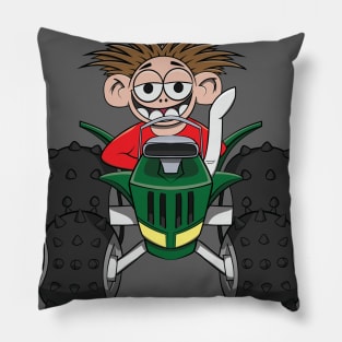 Offroad 4x4 Tractor Truck Cartoon Pillow