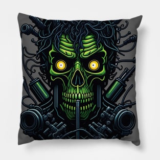 Cyborg Heads S02 D03 Pillow