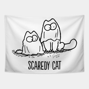 Simon's Cat Scaredy Cat Tapestry